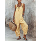 👗 50% OFF NOW! 🌊 Women's Casual Striped Spaghetti Strap Jumpsuit – Relaxed Fit, Breathable & Wide-Leg – Perfect for Sunny Days ✨