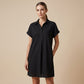 👗 50% OFF NOW! 🌿 Casual Short Sleeve Dress – Button Front, Pockets & Breezy Fit – Lightweight, Breathable & Perfect for Summer Days ☀️