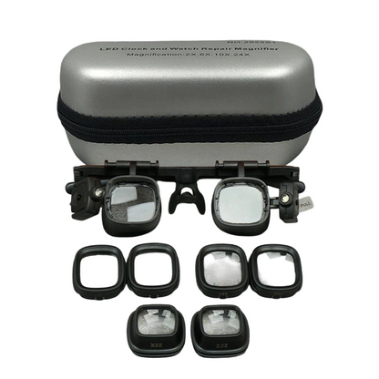 🔬 50% OFF NOW!🔍 Precision LED Magnifier Glasses – Interchangeable Lenses & Hands-Free – Tech Essential 🛠️