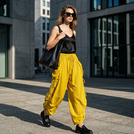 👖 50% OFF NOW! 💨 Women's Lantern Pants – Loose-Fit, Drawstring Waist & Wide-Leg – Breezy, Comfortable & Effortlessly Stylish ✨