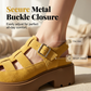 👡 50% OFF NOW! ☀️ Women's Platform Chunky Sandals – Cushioned Footbed & Anti-Slip Sole – Stylish, Comfy & Breathable 🏖️