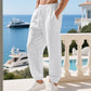 👖 50% OFF NOW!🌬️ Men's Casual Linen Blend Drawstring Pants – Breathable & Relaxed Fit – Summer Essential 🏃