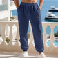 👖 50% OFF NOW!🌬️ Men's Casual Linen Blend Drawstring Pants – Breathable & Relaxed Fit – Summer Essential 🏃