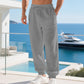 👖 50% OFF NOW!🌬️ Men's Casual Linen Blend Drawstring Pants – Breathable & Relaxed Fit – Summer Essential 🏃