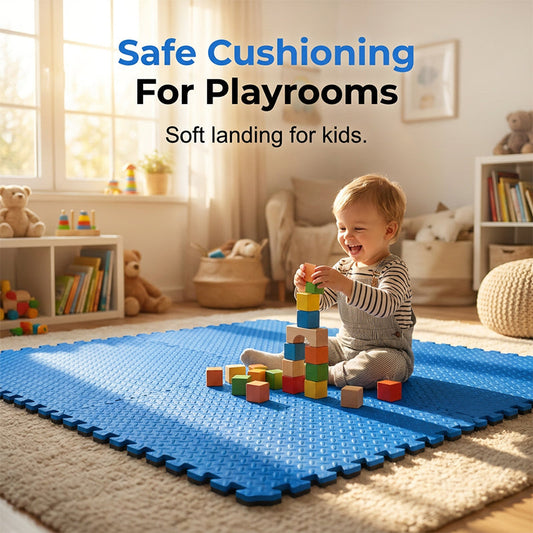 🧩 50% OFF NOW! 💪 Non-Slip EVA Foam Puzzle Play Mat Set – High-Density, Shock-Absorbing & Waterproof – Gym, Yoga or Kids' Play Area 🏋️