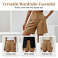 👖 50% OFF NOW! ✨ Women's High-Waist Pleated Shorts – Breathable Wide-Leg & Deep Pockets – Summer Elegance 🌸