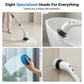 🎉 2026 Sale — Over 21,000 Sold! 🧹⚡ Deep clean without the elbow grease — electric spin scrubber with multiple heads, adjustable handle, and cordless power. Tile, grout, tubs, and more — done in seconds. 🏠