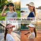 🧢 BUY 1 GET 1 FREE! ☀️ Women's Breathable Knit Sun Visor Hat – UV Protection, Wide Brim & Moisture-Wicking – Perfect for Tennis, Beach or Jogging 🎾