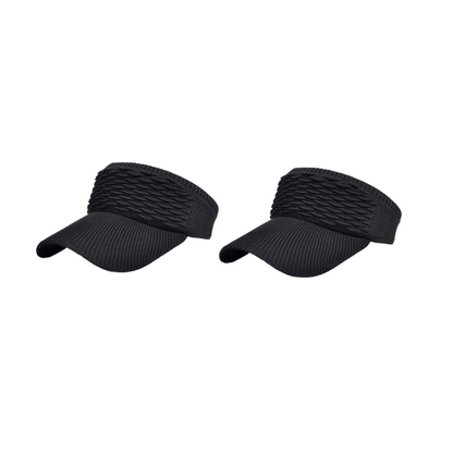 🧢 BUY 1 GET 1 FREE! ☀️ Women's Breathable Knit Sun Visor Hat – UV Protection, Wide Brim & Moisture-Wicking – Perfect for Tennis, Beach or Jogging 🎾