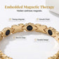 💫 50% OFF NOW! 💎 Modern Magnetic Bracelet – Sparkling Rhinestones, Gold/Silver Finish & Wellness Design – Adjustable & Elegant for Daily Wear or Gift 🎀