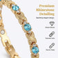 💫 50% OFF NOW! 💎 Modern Magnetic Bracelet – Sparkling Rhinestones, Gold/Silver Finish & Wellness Design – Adjustable & Elegant for Daily Wear or Gift 🎀