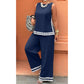 👗 50% OFF NOW! 🌸 Women's Sleeveless Top & Wide-Leg Pants Suit – Lace Trim, Flowy & 2-Piece Elegant Set – Perfect for Summer Days ☀️
