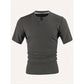 👔 50% OFF NOW! ✨ Men's V-Neck Short-Sleeve Shirt – Slim Fit, Modern & All-Day Fresh – Breathable Textured Knit, Notch Collar ☀️
