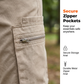 🩳 50% OFF NOW! 🔧 Men's Zip-Up Cargo Shorts – Breathable, Secure Zipper Pockets & Loose Fit – City to Trail, All-Day Comfort 🌿