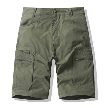 🩳 50% OFF NOW! 🔧 Men's Zip-Up Cargo Shorts – Breathable, Secure Zipper Pockets & Loose Fit – City to Trail, All-Day Comfort 🌿