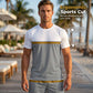 🎉 LIMITED TIME 50% OFF! 🔥 Men’s Color-Block Active Set – Breathable Street Heat 🌆