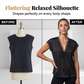 👚 50% OFF NOW! 🌙 Women's V-Neck Lace Top – Short Sleeve, Elegant & Day to Night – Intricate Lace Splicing, Relaxed Drape, Feminine Charm 🌸