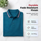 🏃 50% OFF NOW! ⚡ Men's Short Sleeve Sport Shirt – Athletic Fit, 4-Way Stretch & Striped Trim – Breathable, Cool & Unrestricted 👕