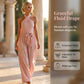 👗 50% OFF NOW! 💫 Elegant Halter Sleeveless Jumpsuit with Waist Tie – Crisscross Neckline, Wide Leg & Deep Side Pockets – Effortless Sophistication ✨