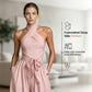 👗 50% OFF NOW! 💫 Elegant Halter Sleeveless Jumpsuit with Waist Tie – Crisscross Neckline, Wide Leg & Deep Side Pockets – Effortless Sophistication ✨