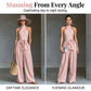 👗 50% OFF NOW! 💫 Elegant Halter Sleeveless Jumpsuit with Waist Tie – Crisscross Neckline, Wide Leg & Deep Side Pockets – Effortless Sophistication ✨