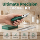 ⚡50% OFF!✨Heavy‑Duty 3‑Pcs Toenail Grooming Kit, Sharp Curved Blades for Thick Nails, With Lifter & Nail File 🎁