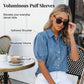 👚 50% OFF NOW! 💙 Women's Puff Sleeve Denim Blouse – Button-Down, Lapel Collar & Lightweight – Breathable Cotton Blend, Romantic Volume & Everyday Charm ✨