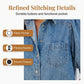 👚 50% OFF NOW! 💙 Women's Puff Sleeve Denim Blouse – Button-Down, Lapel Collar & Lightweight – Breathable Cotton Blend, Romantic Volume & Everyday Charm ✨