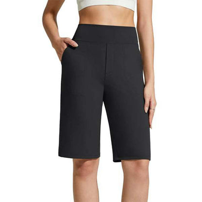 🩳 50% OFF NOW! 🚶‍♀️ Women's Stretch Walking Shorts – 4-Way Stretch, High-Rise Waistband & Knee-Length – Breathable, Deep Pockets & Chafe-Free 🌸