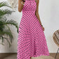 👗 50% OFF NOW! 🍊 Retro Polka Dot Halter Dress – Flowy Pleated Skirt & High Waist – Flattering & Breezy 🍋