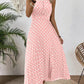 👗 50% OFF NOW! 🍊 Retro Polka Dot Halter Dress – Flowy Pleated Skirt & High Waist – Flattering & Breezy 🍋
