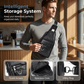 🎒 50% OFF NOW! 🧳 Men's Retro Waterproof Faux Leather Sling Chest Bag – Premium Water-Resistant, Intelligent Storage & Ergonomic Sling Comfort – Daily Commute Essential ✨