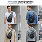 🎒 50% OFF NOW! 🧳 Men's Retro Waterproof Faux Leather Sling Chest Bag – Premium Water-Resistant, Intelligent Storage & Ergonomic Sling Comfort – Daily Commute Essential ✨