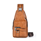 🎒 50% OFF NOW! 🧳 Men's Retro Waterproof Faux Leather Sling Chest Bag – Premium Water-Resistant, Intelligent Storage & Ergonomic Sling Comfort – Daily Commute Essential ✨