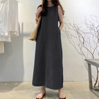 👗 50% OFF NOW! 🌿 Women's Summer Casual Denim Dress – Classic Breezy Design & Effortless Style – Versatile, Comfortable & Timeless ☀️