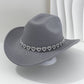 ✨ 50% OFF NOW! 🤠 Women's Rhinestone Heart Cowboy Hat – Sparkling French Jazz Fedora & Premium Structured Silhouette – Elegant, Glamorous & Festival Ready 🎪