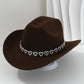 ✨ 50% OFF NOW! 🤠 Women's Rhinestone Heart Cowboy Hat – Sparkling French Jazz Fedora & Premium Structured Silhouette – Elegant, Glamorous & Festival Ready 🎪