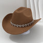 ✨ 50% OFF NOW! 🤠 Women's Rhinestone Heart Cowboy Hat – Sparkling French Jazz Fedora & Premium Structured Silhouette – Elegant, Glamorous & Festival Ready 🎪