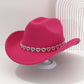 ✨ 50% OFF NOW! 🤠 Women's Rhinestone Heart Cowboy Hat – Sparkling French Jazz Fedora & Premium Structured Silhouette – Elegant, Glamorous & Festival Ready 🎪
