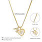 💖 50% OFF NOW! ✨ Heart Shaped Letters Micro Pave Chain Necklace – Personalized Initial, Titanium Steel & Hip-Hop Style – Trendy, Durable & Romantic 💍