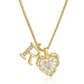 💖 50% OFF NOW! ✨ Heart Shaped Letters Micro Pave Chain Necklace – Personalized Initial, Titanium Steel & Hip-Hop Style – Trendy, Durable & Romantic 💍