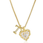 💖 50% OFF NOW! ✨ Heart Shaped Letters Micro Pave Chain Necklace – Personalized Initial, Titanium Steel & Hip-Hop Style – Trendy, Durable & Romantic 💍