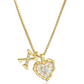 💖 50% OFF NOW! ✨ Heart Shaped Letters Micro Pave Chain Necklace – Personalized Initial, Titanium Steel & Hip-Hop Style – Trendy, Durable & Romantic 💍