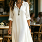 👗 50% OFF NOW! 🌿 Bohemian Ruffle V-Neck Maxi Dress – Flowing Silhouette & Lightweight Fabric – Elegant, Breathable & Versatile 🏖️
