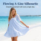 👗 50% OFF NOW! 🎀 Square Neck Smocked Dress – Lace Trims, Open Back Tie & Flowy A-Line – Romantic & Breezy 🕊️