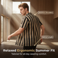 👕 50% OFF NOW! 🌊 Men's Wavy Stripe Cuban Collar Shirt – Breathable Texture & Relaxed Fit – Retro Summer Vibe 🌴
