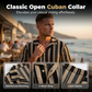 👕 50% OFF NOW! 🌊 Men's Wavy Stripe Cuban Collar Shirt – Breathable Texture & Relaxed Fit – Retro Summer Vibe 🌴