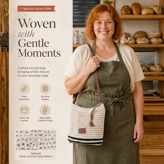 👜 50% OFF NOW! 🌿 Women's Woven Crossbody Bag – Long Strap & Breathable Texture – Effortless Summer Elegance 🏖️