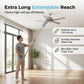 🧹 LIMITED-TIME 50% OFF ✨ Flexible Microfiber Duster — Long Handle, Ultra-Flat, Reaches Under Furniture