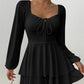 👗 50% OFF NOW! 🎀 Women's Sweetheart Neckline Skort Dress – Tiered Ruffles & Open Back – Playful & Elegant 🥂